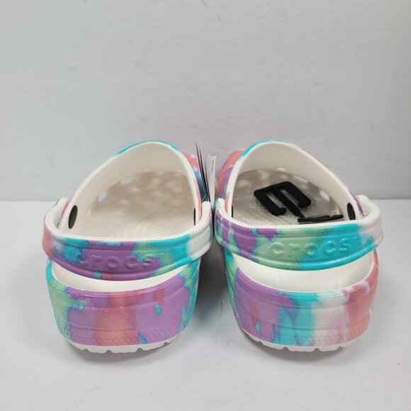 Crocs Classic Tie-Dye Women's Graphic Clogs US Size 6 NWT - Picture 4 of 8